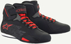 Alpinestars Sektor,  shoes,  color: Black/White/Neon-Red,  size: 8 US