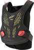Alpinestars Sequence S19,  protector vest,  color: Dark Grey/Red,  size: XS/S