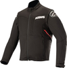 Alpinestars Session Race S19,  textile jacket,  color: Black/Red,  size: XL
