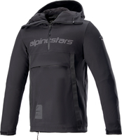 Alpinestars Sherpa Hoodie,  textile jacket,  color: Black,  size: L