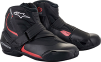 Alpinestars SMX-1 R V2,  short boots,  color: Black/Red,  size: 49 EU