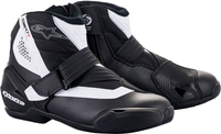 Alpinestars SMX-1 R V2,  short boots,  color: Black/White,  size: 49 EU