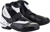 Alpinestars SMX-1 R V2 Vented,  short boots perforated,  color: Black/White,  size: 49 EU