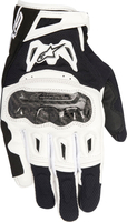 Alpinestars SMX 2 Air Carbon V2,  gloves,  color: Black/White,  size: 3XL