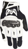 Alpinestars SMX 2 Air Carbon V2,  gloves,  color: Black/White,  size: S