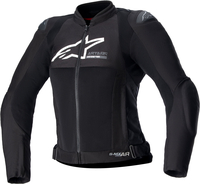 Alpinestars SMX Air,  textile jacket women,  color: Black/White,  size: XL