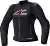 Alpinestars SMX Air,  textile jacket women,  color: Black/Yellow/Pink,  size: M