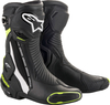 Alpinestars SMX Plus V2,  boots,  color: Black/White/Neon-Yellow,  size: 47 EU