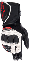 Alpinestars SP-8 V3 Air,  gloves,  color: Black/White/Neon-Red,  size: 3XL
