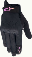 Alpinestars Stated Air,  gloves women,  color: Black/Yellow/Pink,  size: XL