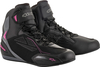 Alpinestars Stella Faster 3,  short boots Drystar women,  color: Black/Dark Grey/Pink,  size: 9 US