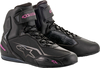 Alpinestars Stella Faster 3,  short boots women,  color: Black/Pink,  size: 6 US