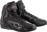Alpinestars Stella Faster 3,  short boots women,  color: Black/Pink,  size: 6 US