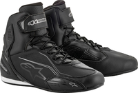 Alpinestars Stella Faster 3,  short boots women,  color: Black/Silver,  size: 6 US