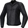Alpinestars Stella Faster V3,  leather jacket women,  color: Black/Black,  size: 38