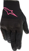 Alpinestars Stella S-Max Drystar,  gloves women,  color: Black/Pink,  size: XS