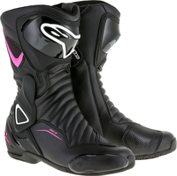 Alpinestars Stella SMX 6 V2,  boots women,  color: Black/Pink/White,  size: 38 EU