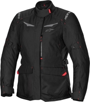 Alpinestars Stella ST-1,  textile jacket waterproof women,  color: Black,  size: L