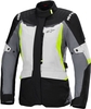 Alpinestars Stella ST-1,  textile jacket waterproof women,  color: Light Grey/Black/Grey/Neon-Yellow,  size: L