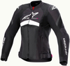 Alpinestars Stella T-GP Plus R V4 Airflow,  textile jacket women,  color: Black/White,  size: XS