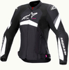 Alpinestars Stella T-GP Plus R V4,  textile jacket women,  color: Black/White,  size: XXL
