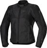 Alpinestars Stella T-Jaws V4,  textile jacket waterproof women,  color: Black/Black,  size: XL