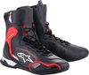 Alpinestars Superfaster,  short boots,  color: Black/Light Red/White,  size: 10 US