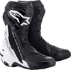 Alpinestars Supertech R,  boots,  color: Black/White,  size: 48 EU