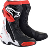 Alpinestars Supertech R,  boots,  color: Black/White/Neon-Red/Neon-Yellow,  size: 40 EU