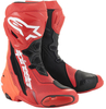 Alpinestars Supertech R Vented,  boots perforated,  color: Light Red/Neon-Red/Black,  size: 41 EU