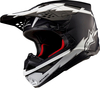 Alpinestars Supertech S-M10 Ampress,  motocross helmet,  color: Matt Black/White,  size: XL