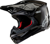 Alpinestars Supertech S-M10 Solid,  motocross helmet,  color: Black,  size: XS