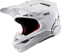 Alpinestars Supertech S-M10 Solid,  motocross helmet,  color: White,  size: XL