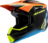 Alpinestars Supertech S-M3 Fray,  motocross helmet youth,  color: Black/Orange/Neon-Yellow,  size: S