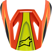 Alpinestars Supertech S-M3 Fray,  peak youth,  color: Black/Orange/Neon-Yellow,  size: One Size