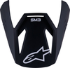 Alpinestars Supertech S-M3 Solid,  peak youth,  color: Matt-Black,  size: One Size