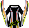 Alpinestars Supertech S-M3 Wurx,  peak youth,  color: Black/Neon-Yellow/Blue,  size: One Size