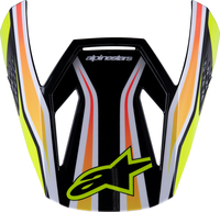 Alpinestars Supertech S-M3 Wurx,  peak youth,  color: Black/Neon-Yellow/Blue,  size: One Size