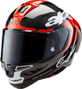 Alpinestars Supertech S-R10 Element,  full face helmet,  color: Black/Red/White,  size: XS