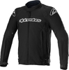 Alpinestars T-GP Force,  textile jacket,  color: Black/White,  size: 4XL
