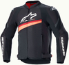 Alpinestars T-GP Plus R V4 Airflow,  textile jacket,  color: Black/Neon-Red/White,  size: XXL