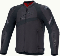 Alpinestars T-GP Plus R V4,  textile jacket,  color: Black/Black,  size: XL