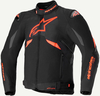 Alpinestars T-GP R V3,  textile jacket Drystar,  color: Black/Neon-Red/White,  size: XXL