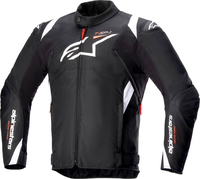 Alpinestars T-SP 1 V2,  textile jacket waterproof,  color: Black/White,  size: 4XL