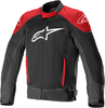 Alpinestars T-SP X Superair,  textile jacket,  color: Black/Neon-Red,  size: XXL