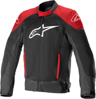 Alpinestars T-SP X Superair,  textile jacket,  color: Black/Neon-Red,  size: XXL