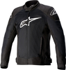 Alpinestars T-SP X Superair,  textile jacket,  color: Black/White,  size: 3XL