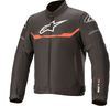 Alpinestars T-SPS,  textile jacket waterproof,  color: Black/Neon-Red,  size: 5XL