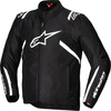 Alpinestars T-SPS V2,  textile jacket waterproof,  color: Black/White,  size: M