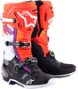 Alpinestars Tech 10,  boots,  color: Black/Neon-Red/Neon-Orange/White,  size: 9 US